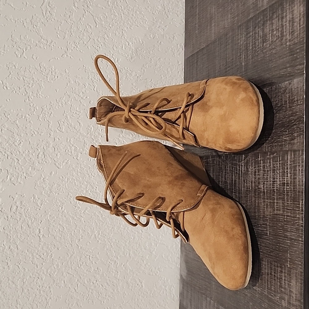 Wedge booties